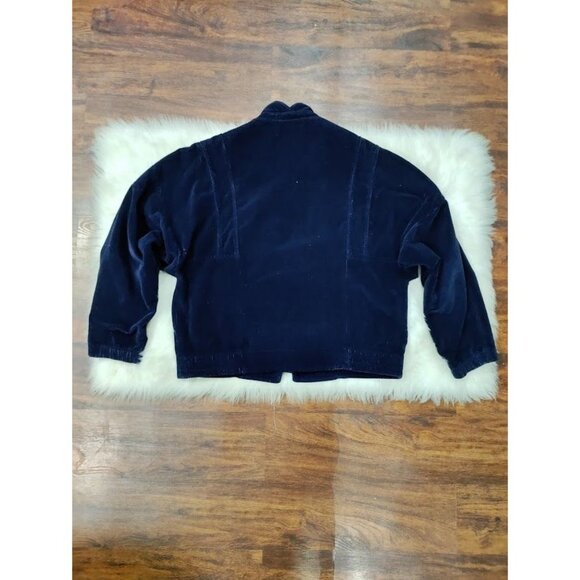 Abvien 100% Cotton Long Sleeve Corduroy Sweater & Pants 2 Pcs Blue Women"s L VTG - Picture 5 of 16